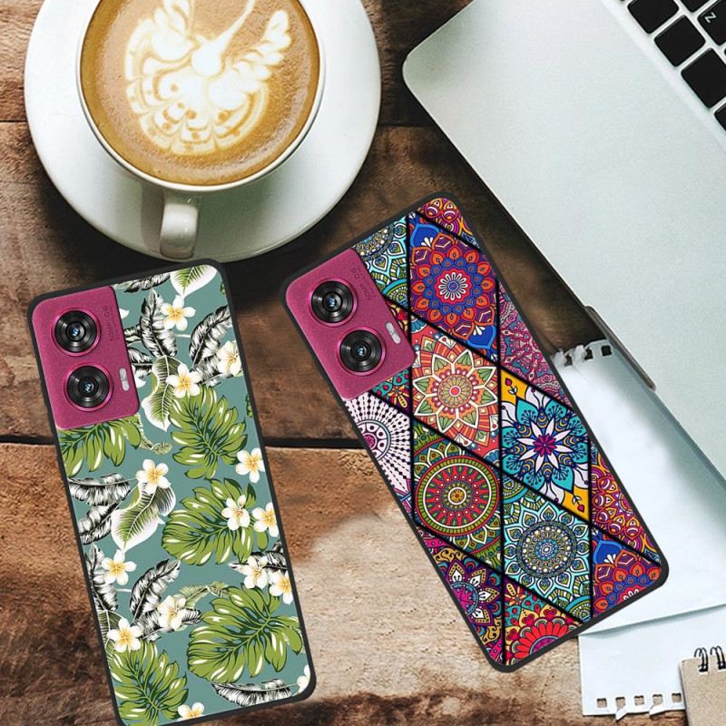 Case Motorola Edge 50 Fusion Handyhülle Blumen