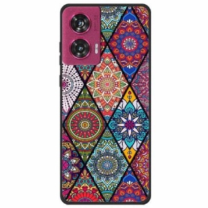 Hülle Motorola Edge 50 Fusion Handyhülle Mandala-blume