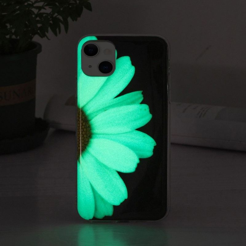 Handyhülle Für iPhone 13 Fluoreszierendes Gänseblümchen