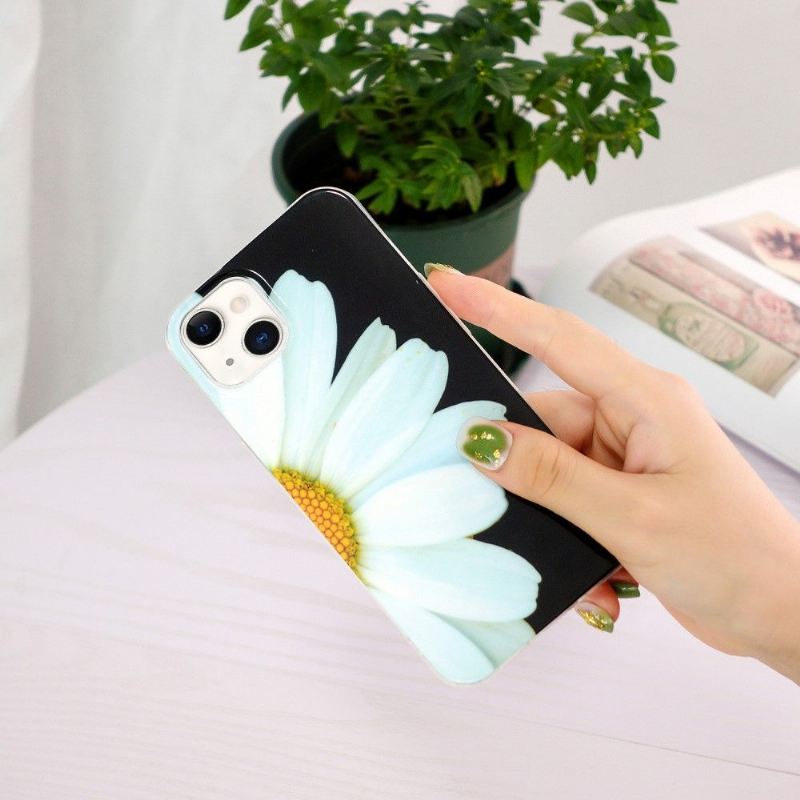 Handyhülle Für iPhone 13 Fluoreszierendes Gänseblümchen