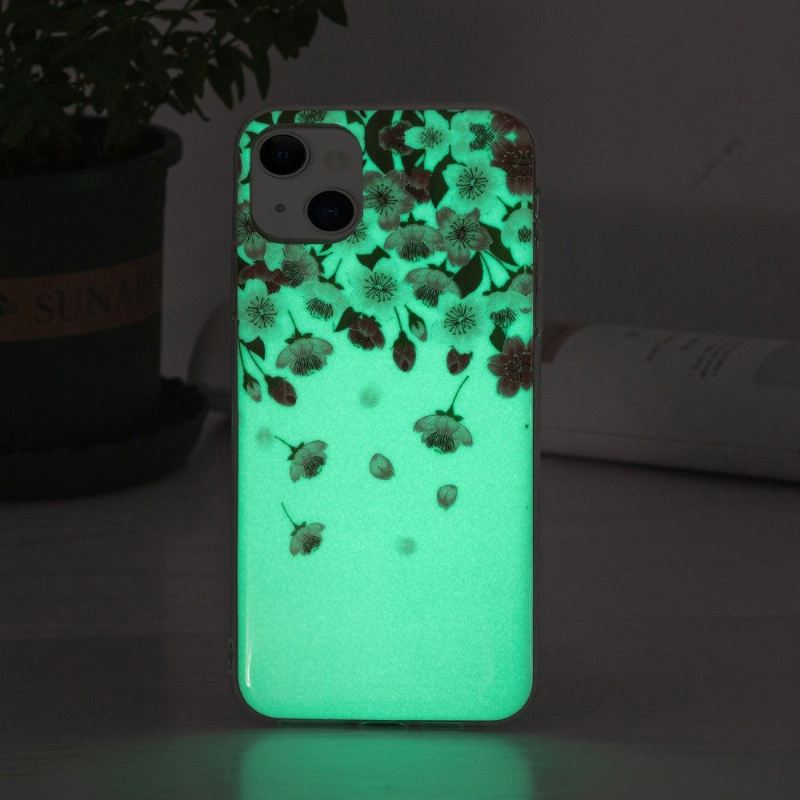 Handyhülle Für iPhone 13 Schutzhülle Fluoreszierende Blumen