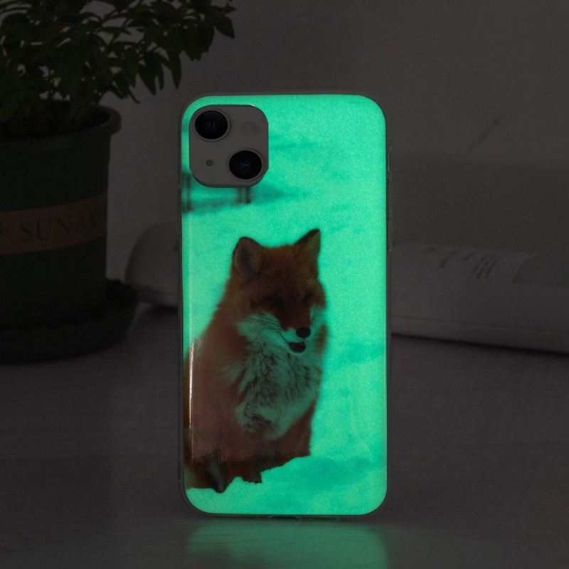 Hülle Für iPhone 13 Fluoreszierender Rotfuchs