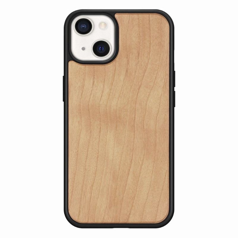 Hülle Für iPhone 13 Premium Holz - Hellbraun