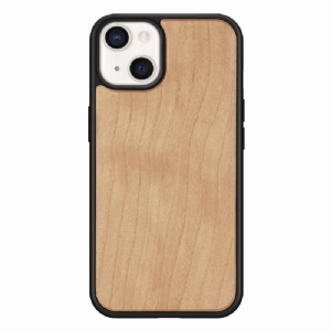 Hülle Für iPhone 13 Premium Holz - Hellbraun