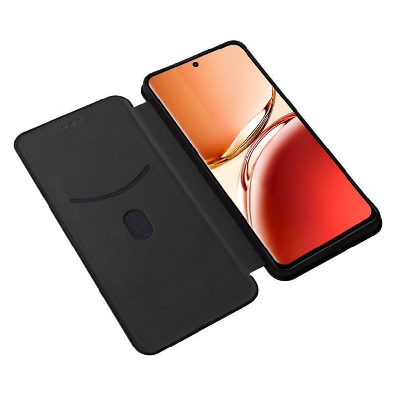 Flip Case Für Oppo Reno 12f 5g Kohlefaser