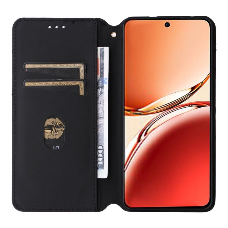 Flip Case Oppo Reno 12f 5g Handyhülle Rautenmuster