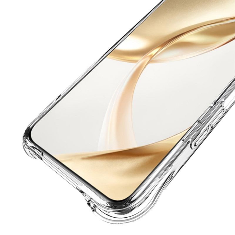 Hülle Für Oppo Reno 12f 5g Transparente Wellenstruktur Mit Imak-airbag