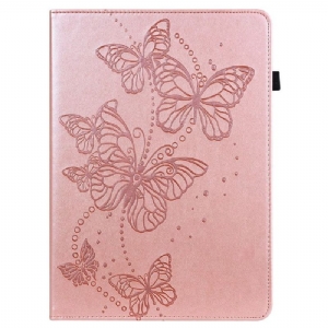 Samsung Galaxy Tab A8 (2021) Butterflies Stand Function Cover