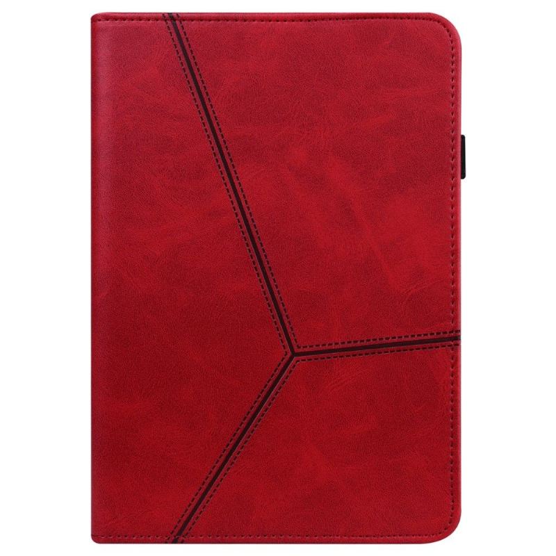 Samsung Galaxy Tab A8 (2021) Lines Retro Leather Effect Cover