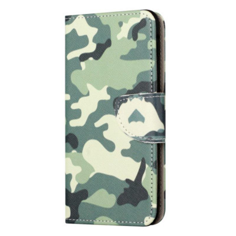 Flip Case Für iPhone 15 Plus Militärtarnung