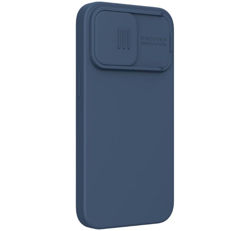 Hülle Für iPhone 13 Pro Max Anti-Sturz Camshield Flüssigsilikon