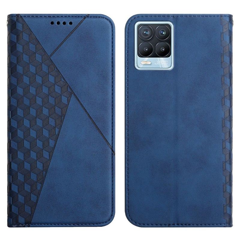 Flip Case Für Realme 8 / 8 Pro Würfelgeometrie