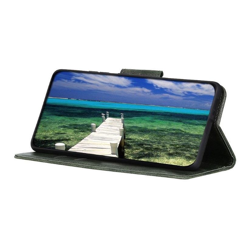 Lederhüllen Für Realme 8 / 8 Pro Anti-Sturz Flip Case Folio Standfunktion Aus Kunstleder