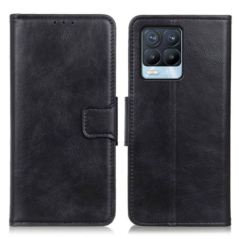 Lederhüllen Für Realme 8 / 8 Pro Anti-Sturz Flip Case Folio Standfunktion Aus Kunstleder