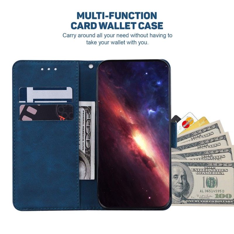 Case Für Oppo Find X5 Lite Flip Case Folio-streifen Aus Kunstleder