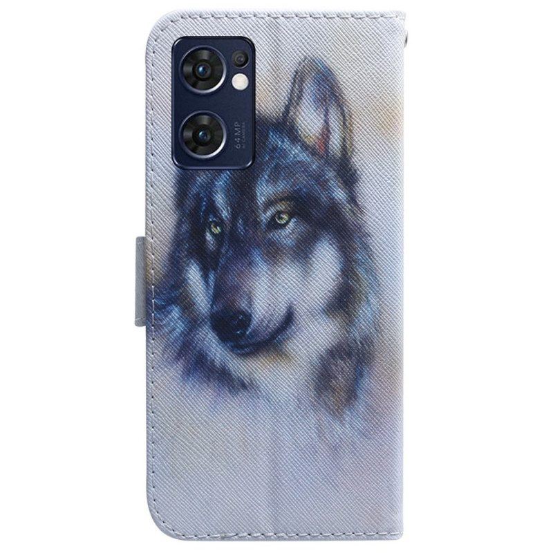 Flip Case Für Oppo Find X5 Lite Hunde-look