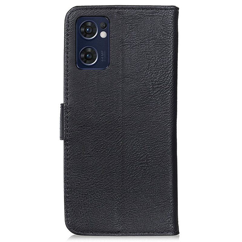 Flip Case Für Oppo Find X5 Lite Kunstleder Khazneh