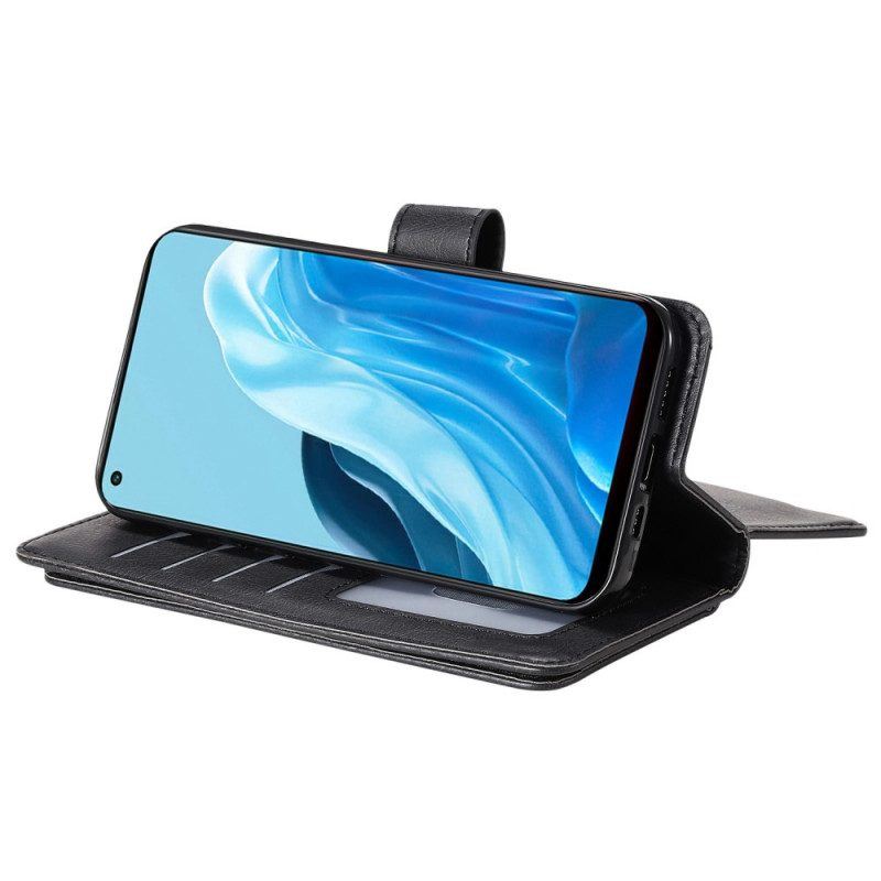 Flip Case Für Oppo Find X5 Lite Multi-karten