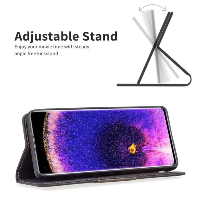 Schutzhülle Für Oppo Find X5 Lite Flip Case Binfen-farbleder-stil