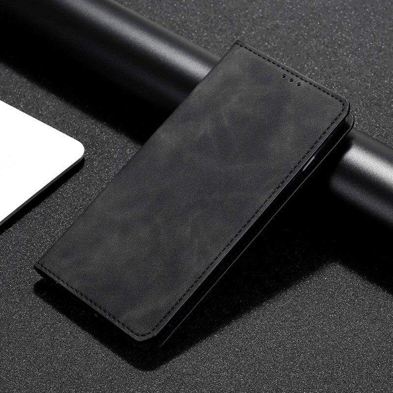 Schutzhülle Für Oppo Find X5 Lite Flip Case Hautberührender Ledereffekt