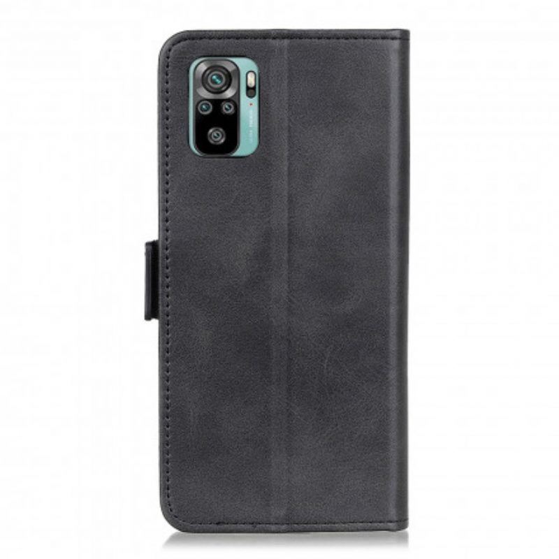 Flip Case Für Xiaomi Redmi Note 10 / 10S Flip Case Doppelte Klappe