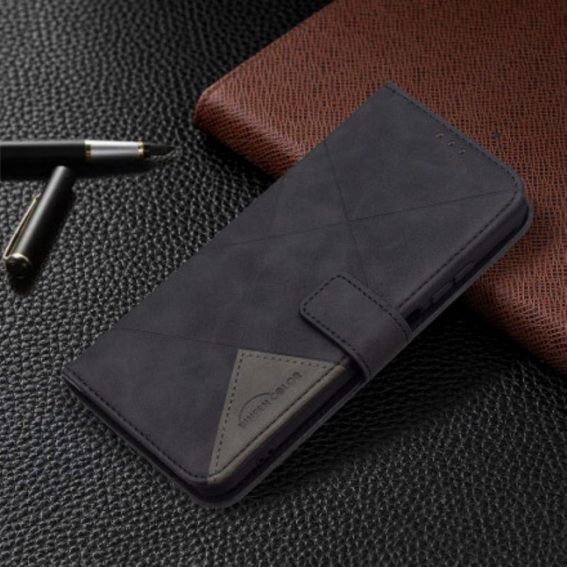 Flip Case Für Xiaomi Redmi Note 10 / 10S Dreieck Binfen Farbe