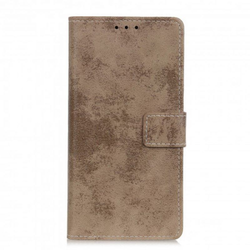 Flip Case Für Xiaomi Redmi Note 10 / 10S Vintage-ledereffekt