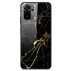 Handyhülle Für Xiaomi Redmi Note 10 / 10S Supreme Marble Gehärtetes Glas