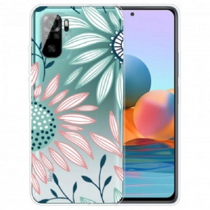 Handyhülle Für Xiaomi Redmi Note 10 / 10S Transparente Eine Blume