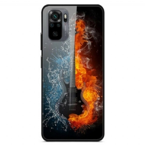 Hülle Für Xiaomi Redmi Note 10 / 10S Gitarre Aus Gehärtetem Glas