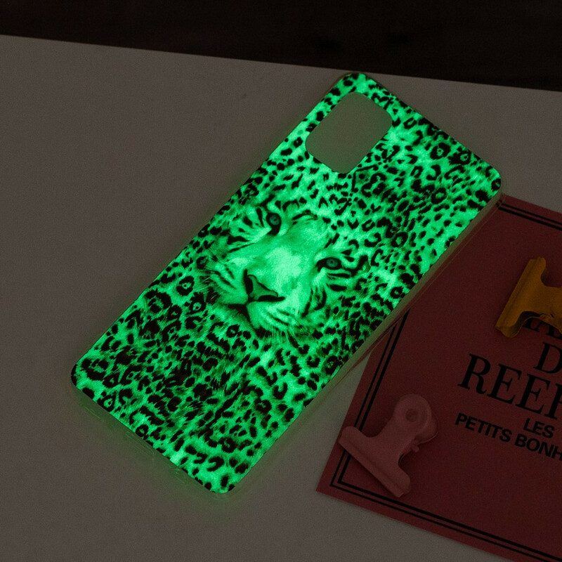 Hülle Für Xiaomi Redmi Note 10 / 10S Leopard Fluoreszierend