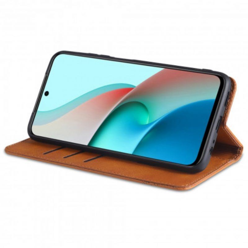 Schutzhülle Für Xiaomi Redmi Note 10 / 10S Flip Case Azns Leder-styling