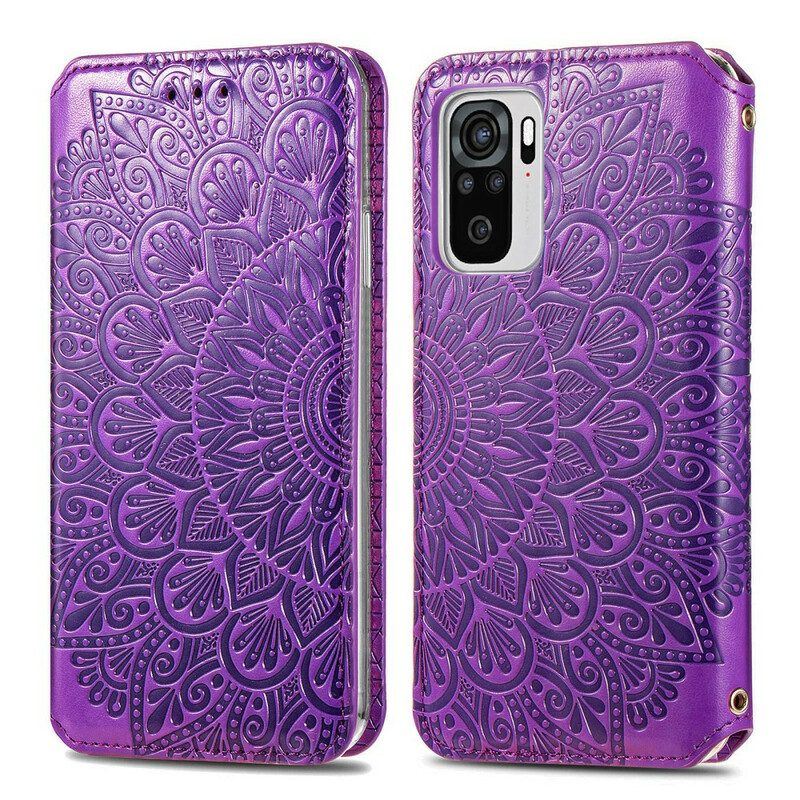 Schutzhülle Für Xiaomi Redmi Note 10 / 10S Flip Case Intensives Mandala