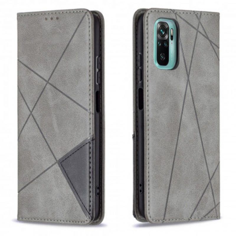 Schutzhülle Für Xiaomi Redmi Note 10 / 10S Flip Case Künstlerstil