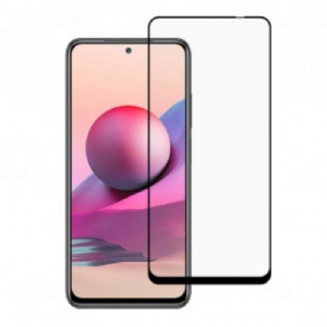 Xiaomi Redmi Note 10/10S/Poco M5S Displayschutzfolie Aus Gehärtetem Glas Mit Schwarzem Rand