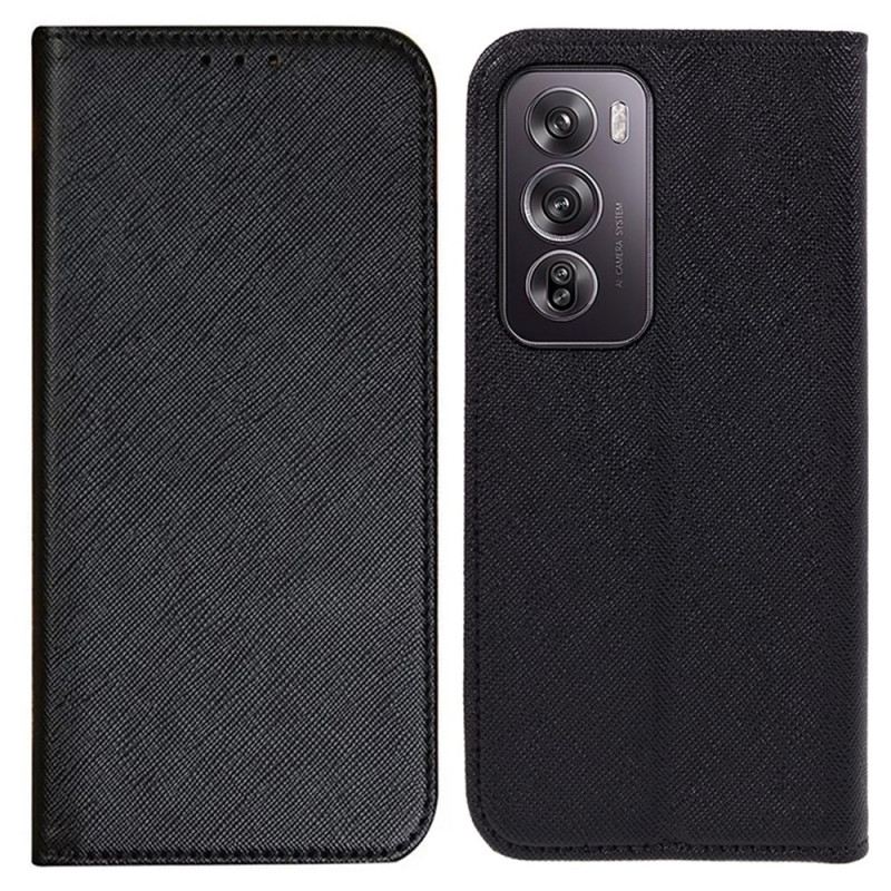 Flip Case Oppo Reno 12 Pro 5g Kreuztextur