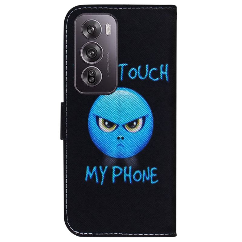 Lederhüllen Oppo Reno 12 Pro 5g Handyhülle Telefon-emoji