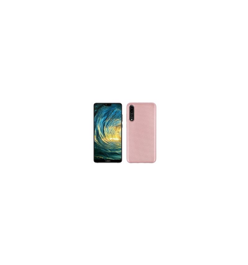 Handyhülle Für Huawei P20 Pro Kohlefaserbeschichtung