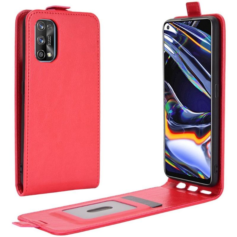 Lederhüllen Für Realme 7 Pro Schutzhülle Flip Case Vertikales Kunstleder