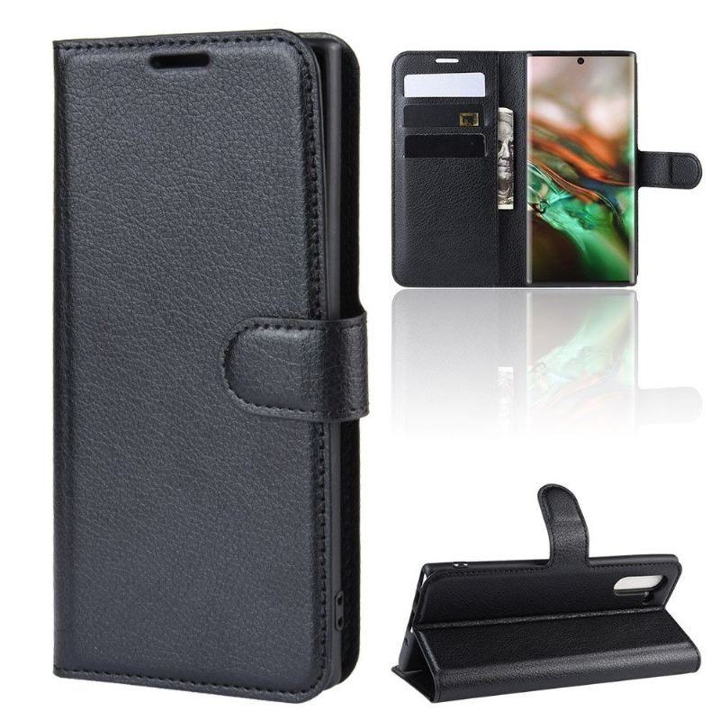 Flip Case Für Samsung Galaxy Note 10 Brieftasche Leder-stil