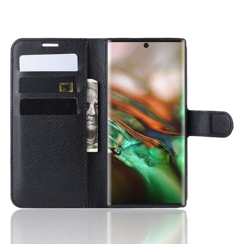 Flip Case Für Samsung Galaxy Note 10 Brieftasche Leder-stil