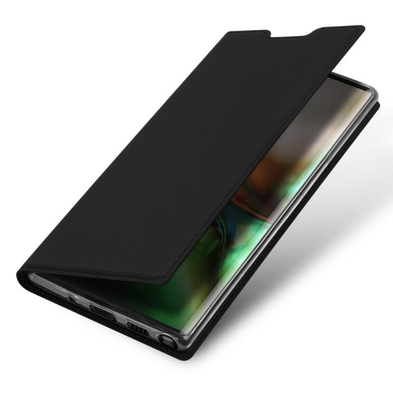 Flip Case Für Samsung Galaxy Note 10 Satinierte Beschichtung