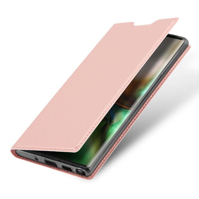 Flip Case Für Samsung Galaxy Note 10 Satinierte Beschichtung