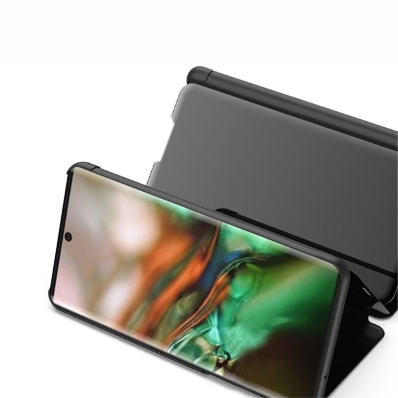 Handyhülle Für Samsung Galaxy Note 10 Flip Case Spiegeleffekt