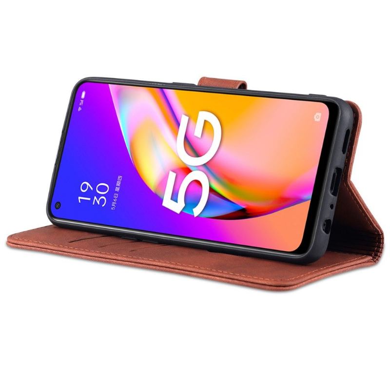 Case Für Oppo A74 5G / A54 5G Flip Case Inhaber Der Azns-karte