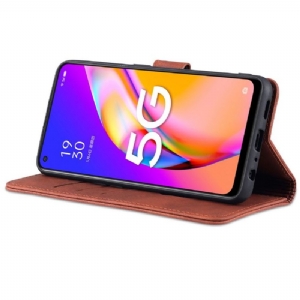 Case Für Oppo A74 5G / A54 5G Flip Case Inhaber Der Azns-karte