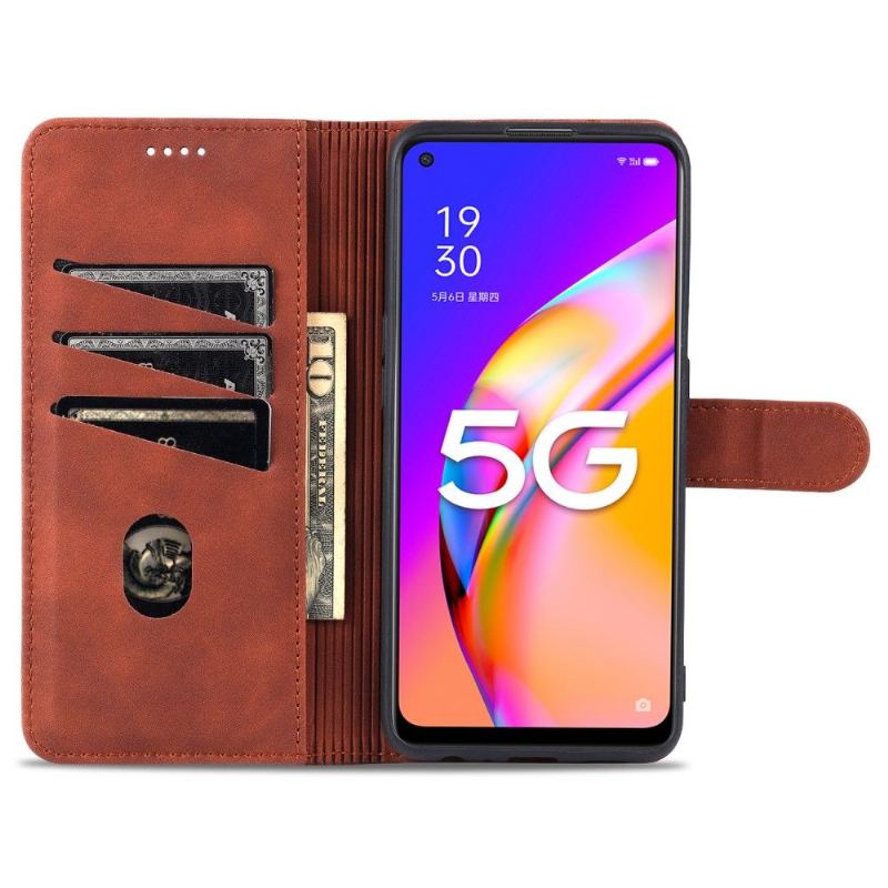 Case Für Oppo A74 5G / A54 5G Flip Case Inhaber Der Azns-karte