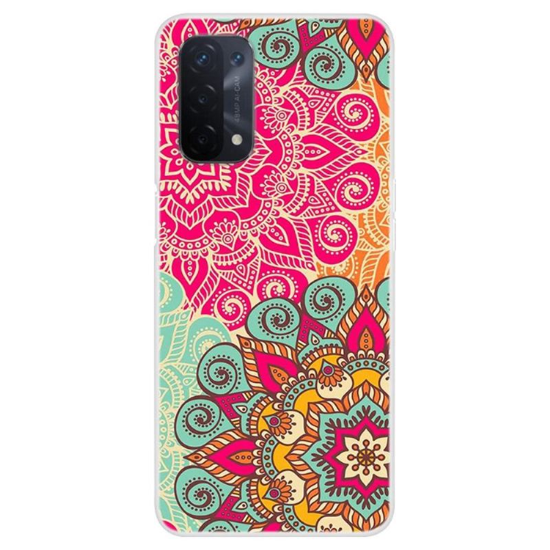 Handyhülle Für Oppo A74 5G / A54 5G Retro-mandala