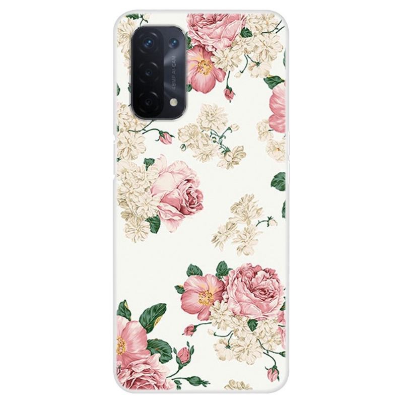 Hülle Für Oppo A74 5G / A54 5G Blumen