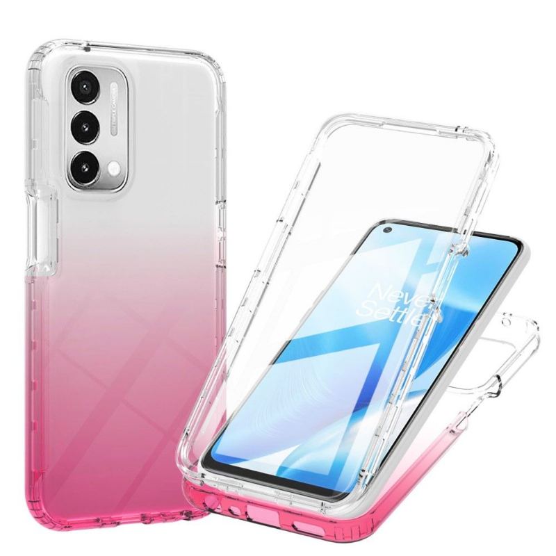 Hülle Für Oppo A74 5G / A54 5G Gradient Mit Gehärtetem Glas